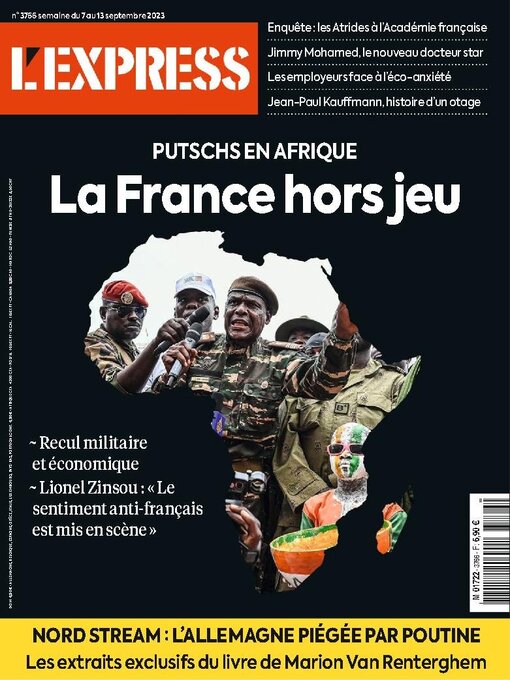 Title details for L'Express by Groupe Express Roularta - Available